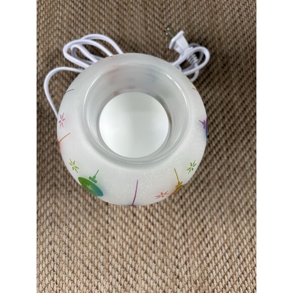 Partylite Holiday Baubles Glass Orb Plug In Candle Warmer Christmas P92702 - Picture 6 of 8